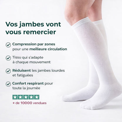 Sorever® - Chaussettes de compression graduée