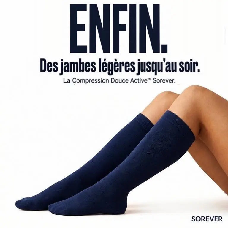 Chaussettes de Compression Confortables En Bambou Premium Pour Homme et Femme