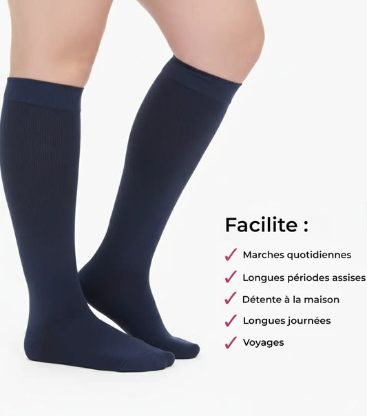 Sorever® - Chaussettes de compression - Niveau 2